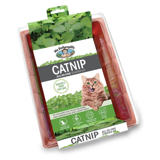 Mr Fothergill's Cat Nip Seed Raiser Kit - 160mm - Mini Greenhouse - All-in-One - Auzzistore