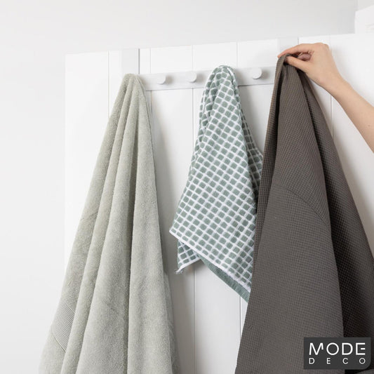 Mode Over Door Hanger - 6 Hooks - White - Metal - Space Saving Design – view 2