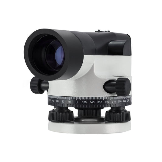 Lasertec 24x Optical Level - 24x Magnification - 360° Protractor Base - Metal - Auzzistore