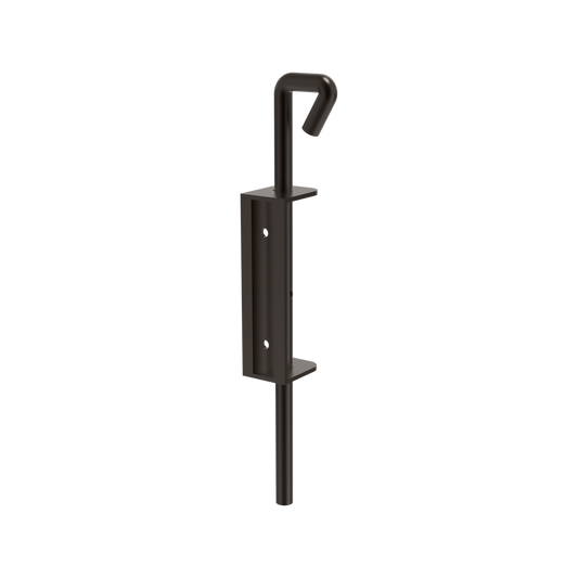 Protectoral Black Drop Bolt Pack 300mm Aluminium Ideal For Gates - Auzzistore