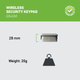 Merlin Wireless Keypad - Garage Door Opener - Plastic - Keyless Entry
