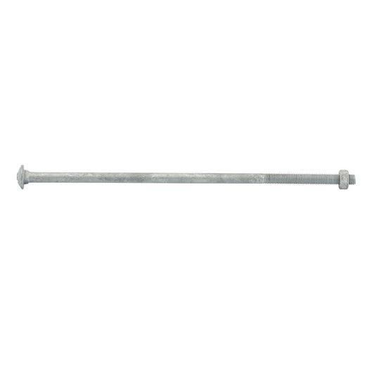 Zenith Hot Dip Galvanised M10 x 300mm Cup Head Bolts Nuts Each - Auzzistore