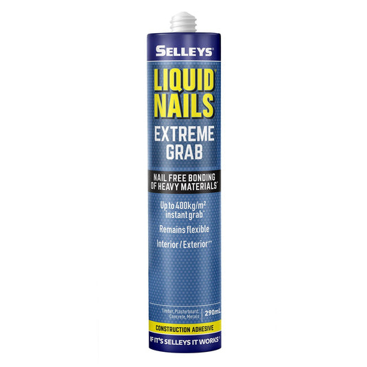 Selleys Liquid Nails - 290ml - Sil-X Polymer - Instant Hold