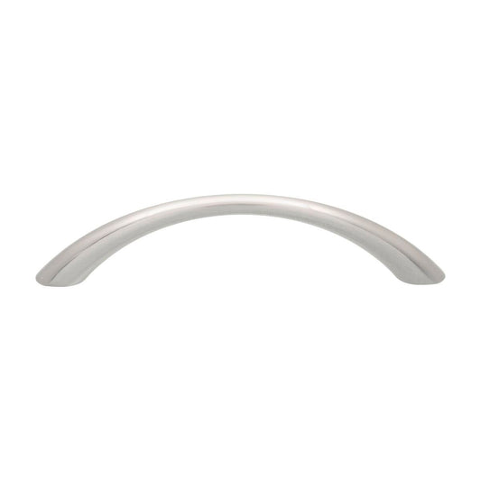 Prestige Tapered Bow Handle - 96mm - Zinc Alloy - Brushed Nickel Finish