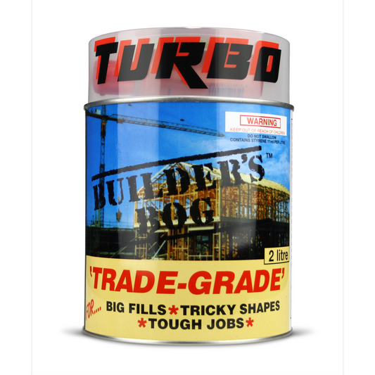 Turbo Builders Bog - 2L - Unsaturated Polyester - Paintable - Auzzistore