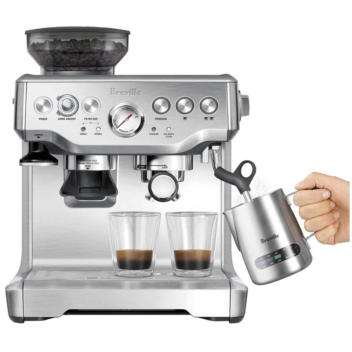 Breville Barista Express Coffee Machine BES875BSS
