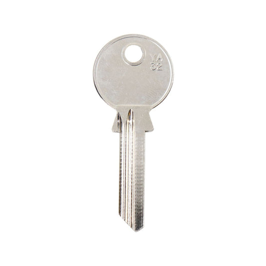 Ehi ya32 Silver Blank Key - Nickel Plated Brass - Key Cutting Solution - Auzzistore