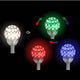 Click Crystal Solar LED Pathway Light - 80mm - Stainless Steel - Outdoor Use