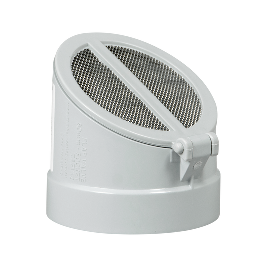 Rain Harvesting 90mm F Vented Screen Flap Valve - Grey - 1 Pack – view 2 - Auzzistore