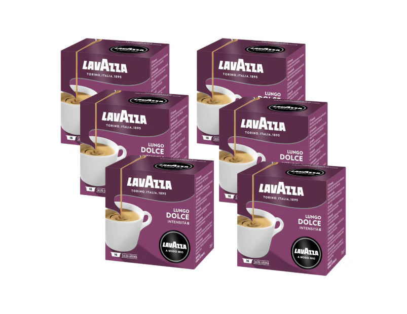 Lavazza A Modo Mio Lungo Dolce Coffee Capsules 96 Pack