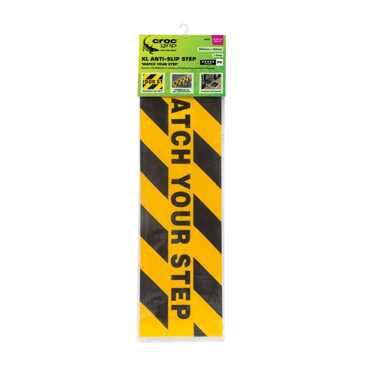 Croc Grip Anti-Slip Step - 500mm x 150mm - Durable - Indoor/Outdoor - Auzzistore