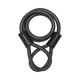 Syneco 1.2m Security Cable Lock - PVC Coated - Easy Storage - Black