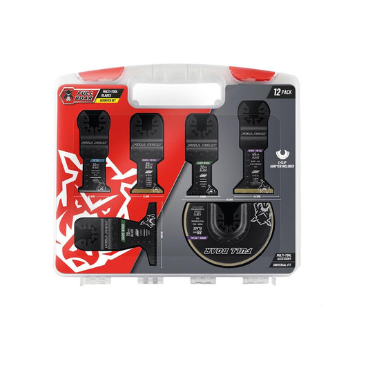 Full Boar Multi Tool Blade Set 12 Pack - Bi-Metal - 250mm x 280mm - Auzzistore