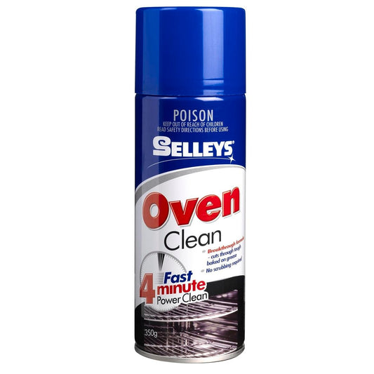 Selleys Oven Clean 350g Heavy-Duty Aerosol Fast Acting Formula