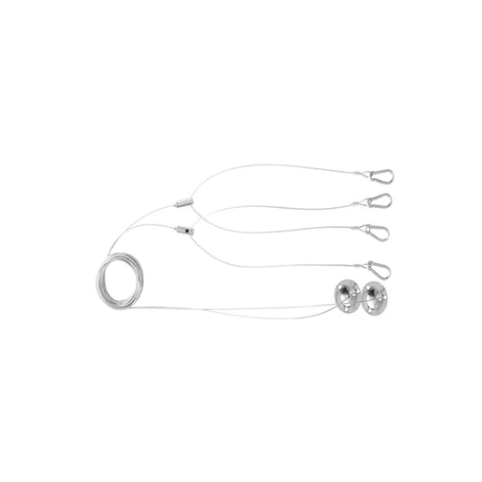 Ledvance Wire Suspension Kit - 1200 x 300mm - Steel - Durable Ceiling Mount