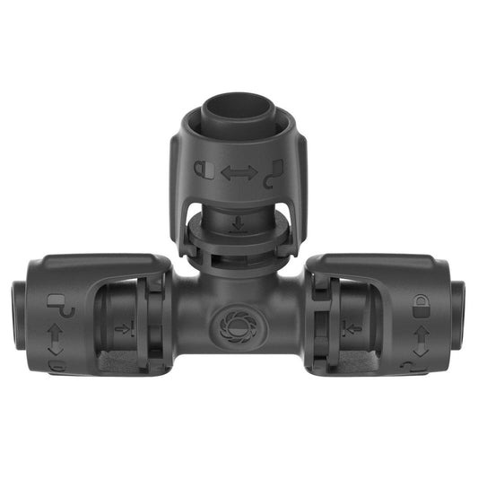 Gardena 13mm Micro Irrigation T Joint 2 Pack - 90-Degree Connection - Black – view 2 - Auzzistore