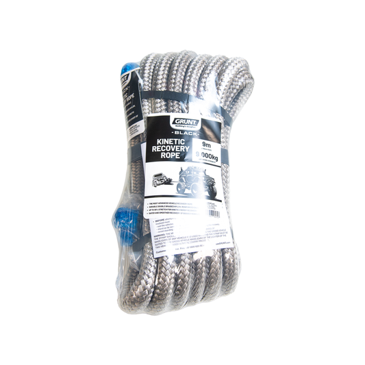 Grunt Kinetic Nylon Recovery Rope 8000kg 19mm x 9m - Durable & Lightweight – view 2