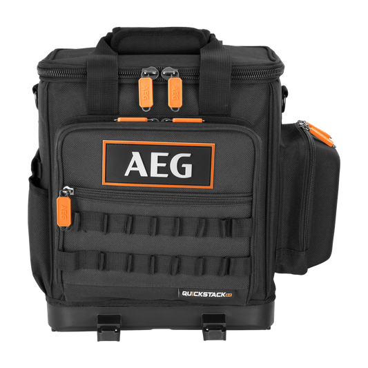 AEG Quickstack 2.0 Half Size Tool Bag - 33 Pockets - 250mm x 360mm x 380mm - Auzzistore