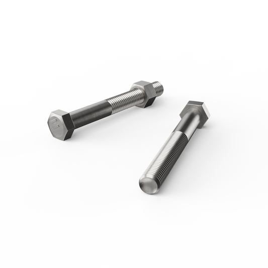 Zenith Hex Head Bolts & Nuts - M12 x 100mm - 25 Pack - Stainless Steel 304 - Rust Resistant - Auzzistore