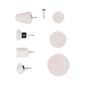 Craftright 8 Piece Drill Polishing Kit - 225mm Cotton - Restores Shine