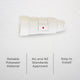 DETA Rocker Switch Lamp Holder - Slim Double Pole - White - Easy Install