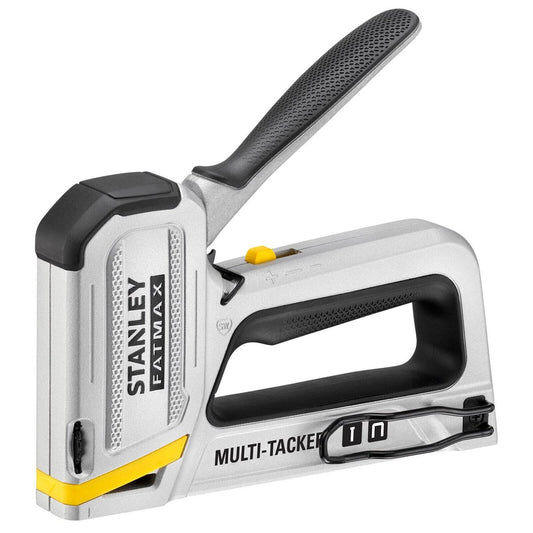 Stanley Fatmax 2 in 1 Heavy Duty Multi Tacker FMHT70250-0 - 170mm x 40mm x 270mm - Easy Squeeze Technology - Anti-Jam Mechanism - Auzzistore