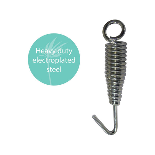 Two Trees Hammock Spring - Zinc Plated Steel - 200kg Capacity - Comfort – view 2 - Auzzistore