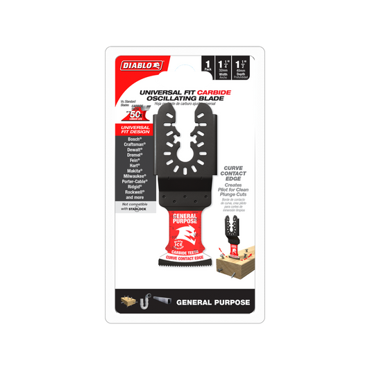 Diablo Carbide Multi Tool Blade 40mm x 32mm - General Purpose - Durable - Auzzistore