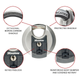 Master Lock 70mm Excell Disc Padlock - Stainless Steel - High Security
