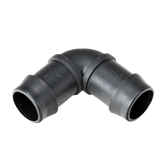 K Rain 25mm Barbed Elbow 5 Pack - Black - UV Stabilised - Irrigation - Auzzistore