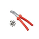 Jack Aviary Clip Pliers - 20 Clips - Steel - Soft Rubber Grip