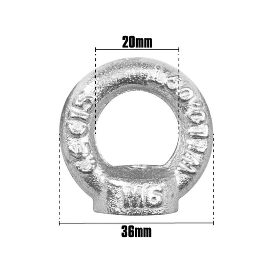 Pinnacle Eye Nut - 20mm - Zinc Plated - Heavy Duty – view 2 - Auzzistore