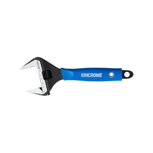 Kincrome 250mm Adjustable Wide Mouth Wrench - Chrome Vanadium Steel - Ergonomic Handle