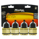 Master Lock Excell Padlock 50mm 4 Pack Laminated Steel Weather Resistant