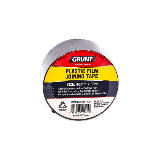 Grunt Builders Film Joining Tape 48mm x 30m Quick Reliable Joining - Auzzistore
