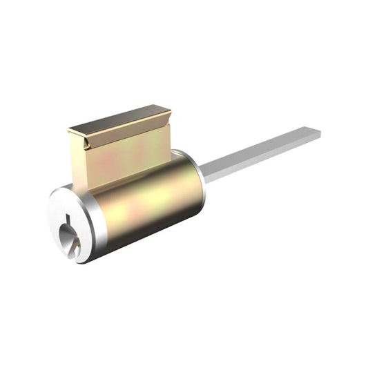Rolltrak Single Cylinder Lock - 5 Pin - Brass - Cut to Suit - Auzzistore