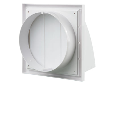 Blauberg 150mm Weatherproof Exterior Wall Cowl - ABS Plastic - Durable