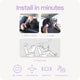 Perma Child Safety Travel Safety Kit - 3 Piece Set - Sunshades, Mirror, Sign - 120cm x 60cm