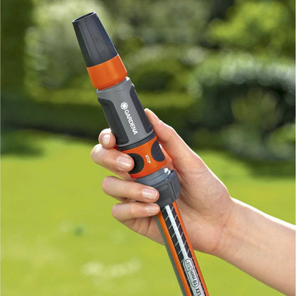 Gardena Water Stop Hose Connector 19mm Plastic Soft Grip Durable