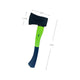 Saxon 450g Hatchet Fiberglass Handle - 130mm x 370mm - Green