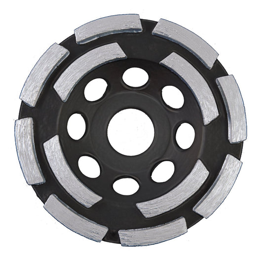 Dta 100mm Dual Row Grinding Disc - Diamond Cup - Steel - Surface Prep - Auzzistore