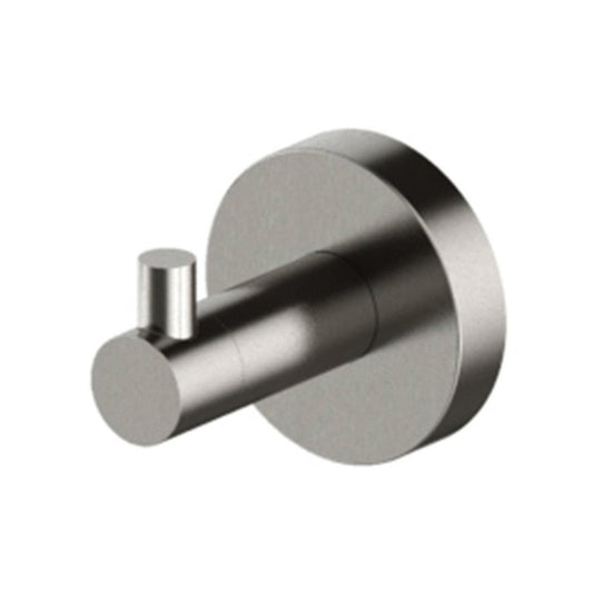 Gareth Ashton Poco Robe Hook - Brushed Nickel - Compact Design - Easy Install - 54mm x 54mm x 61.2mm - Auzzistore