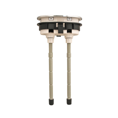 Fluidmaster Dual Flush Cistern Button 72 x 38mm Chrome Adjustable