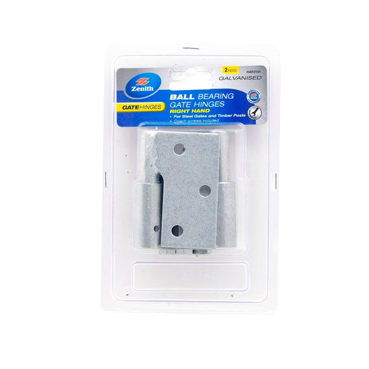Zenith Gate Hinge - Right Hand - 2 Pack - Galvanised Steel - Durable