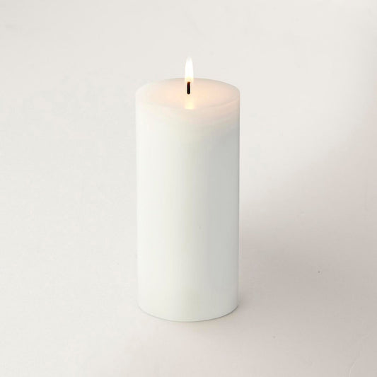 Waxworks 15cm White Citronella Pillar Candle - 40 Hour Burn Time - Mosquito Repellent – view 2 - Auzzistore