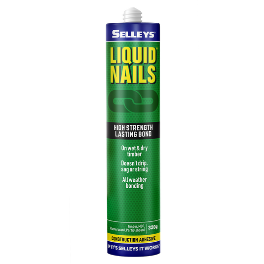 Selleys Liquid Nails 320g Construction Adhesive - Polymer - Strong Bond