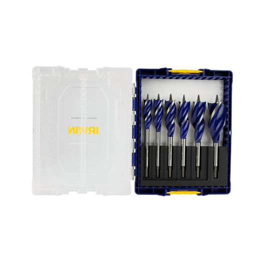 Irwin Speedbor Auger Bit Set - 6 Piece - Steel - Tri-Flute Design - Auzzistore