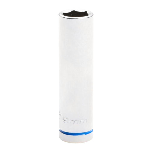 Kincrome 9mm Deep Socket - Chrome Vanadium Steel - Mirror Polish Finish - Auzzistore