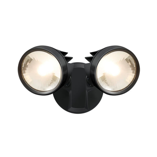HPM Sika 25W LED Twin Security Light - 2200 Lumens - Die Cast Aluminium - Weatherproof