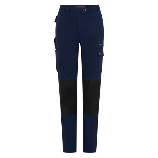 Green Hip Skinny Flex Pants - Size 22 - Navy Blue - High Rise - Utility Pockets - Auzzistore